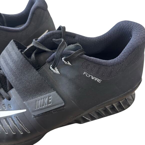 Nike Romaleos 3 Black Weightlifting Sneakers Men’s 12 Workout Crossfit Athletic main image 8